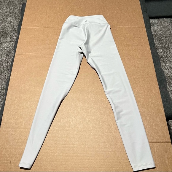 We Wore What light grey leggings with mock lace up detail, size S/P NWOT - Picture 5 of 12